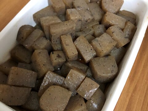 コンニャクの和風煮